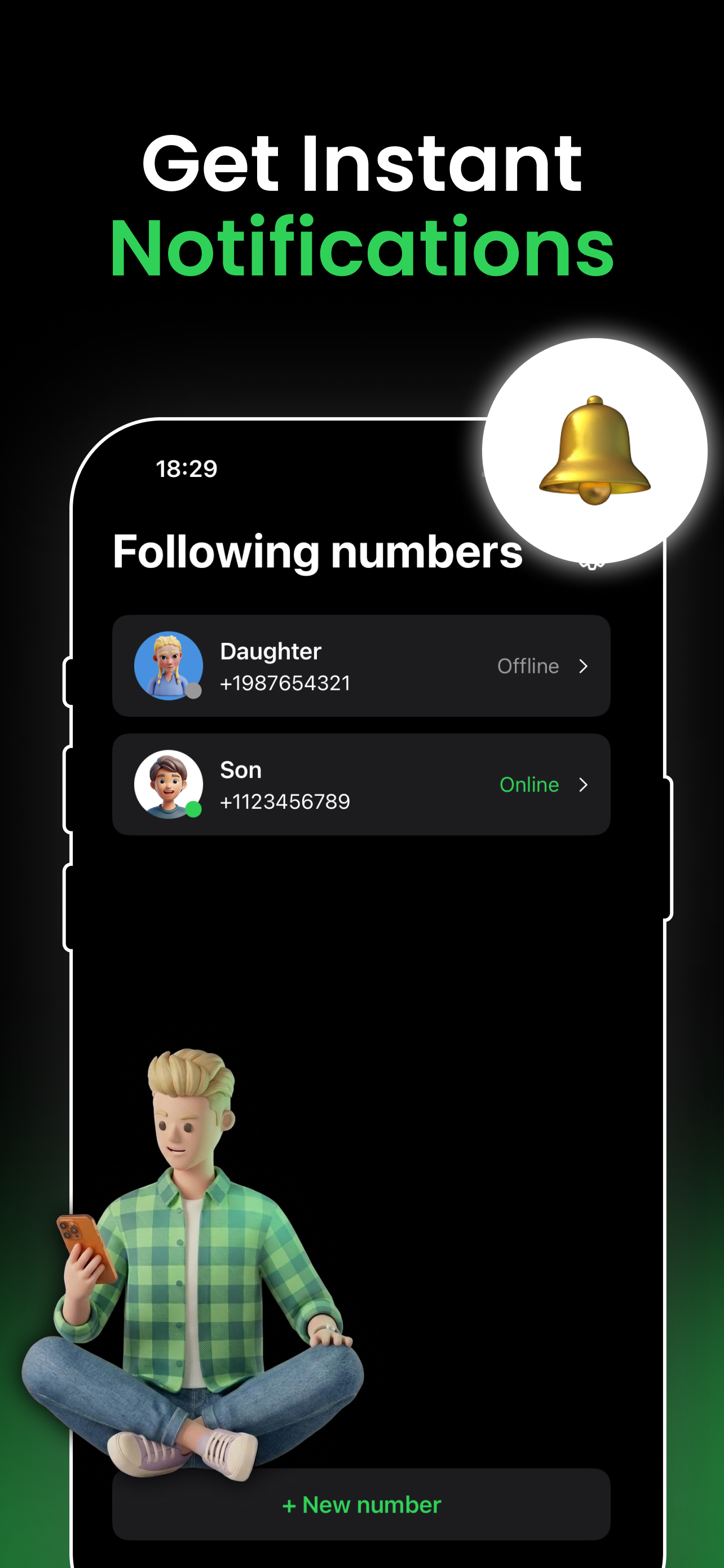 Compare activity for two family members